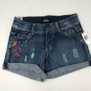 Celebrity Pink*Jeans distressed Shorts Size 1